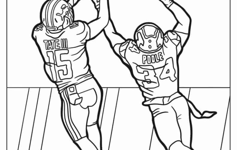 42 Football Coloring Pages Free PDF Printables
