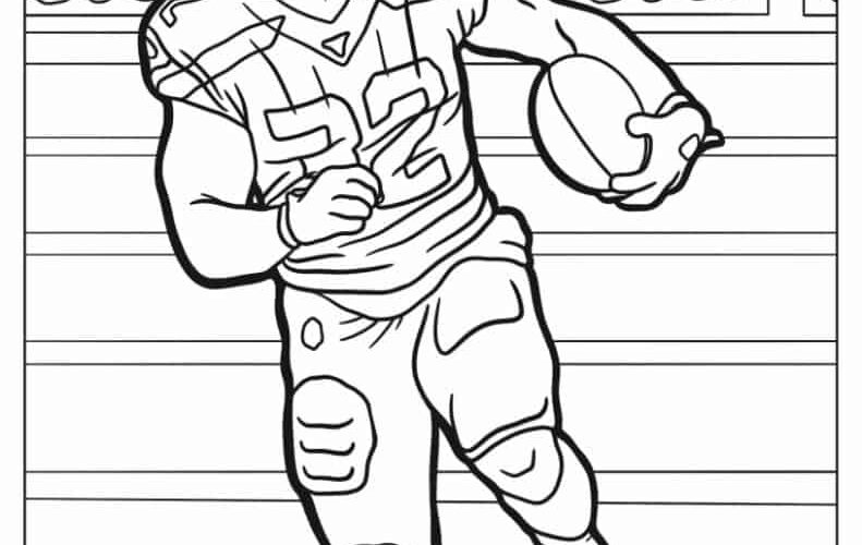 42 Football Coloring Pages Free PDF Printables