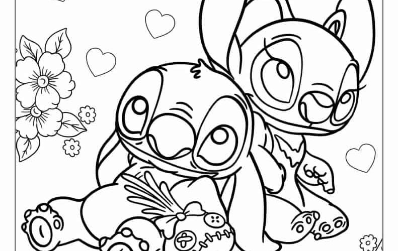 42 Lilo Stitch Coloring Pages Free PDF Printables