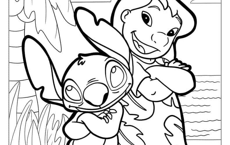 42 Lilo Stitch Coloring Pages Free PDF Printables