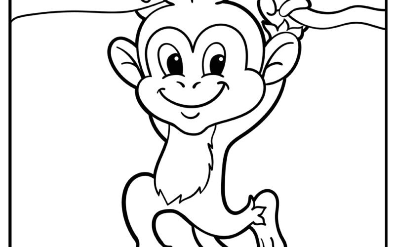 42 Monkey Coloring Pages 100 Free Printables