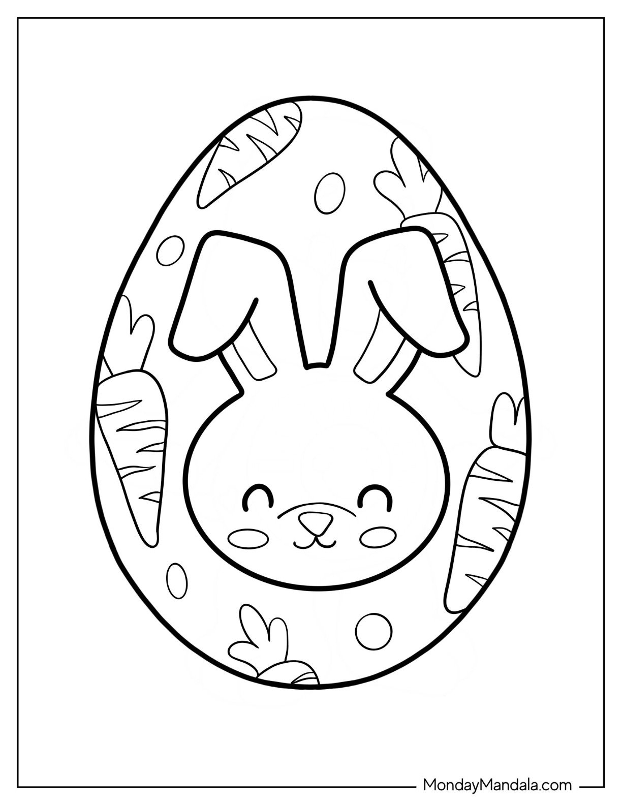 egg coloring page
