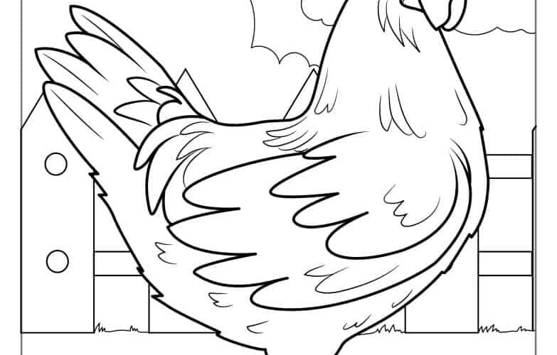 44 Chicken Coloring Pages Free PDF Printables