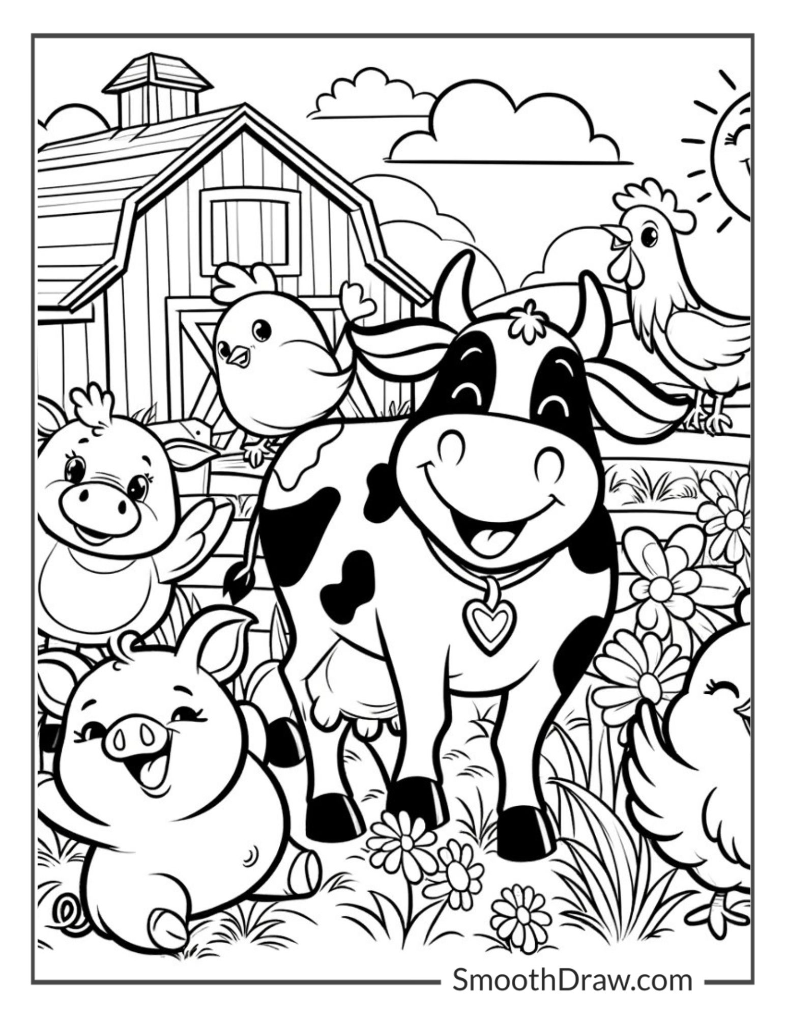44 Farm Animals Coloring Pages Free Printable PDFs 44 Farm Animals Coloring Pages Free Printable PDFs