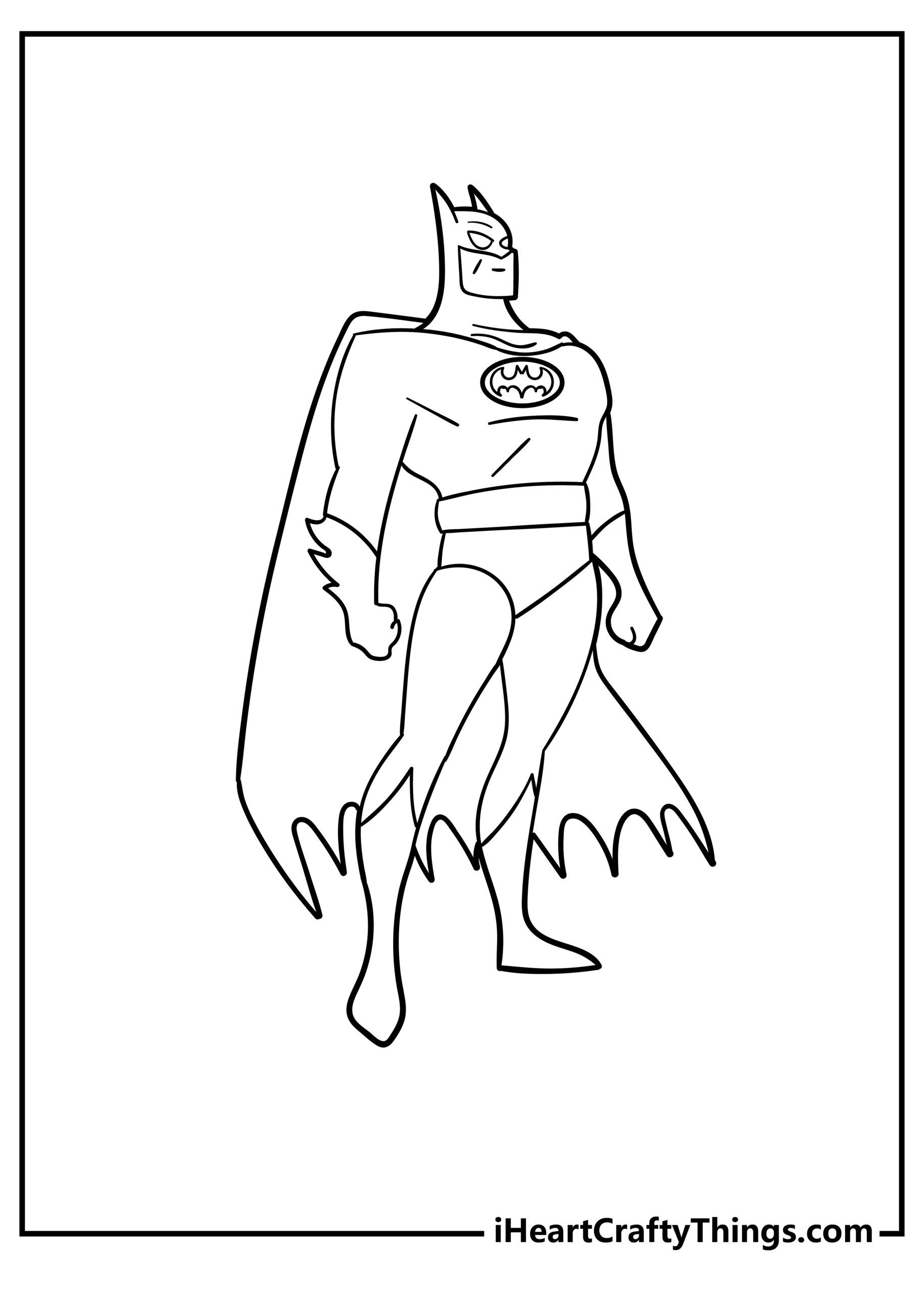 coloring book pages batman