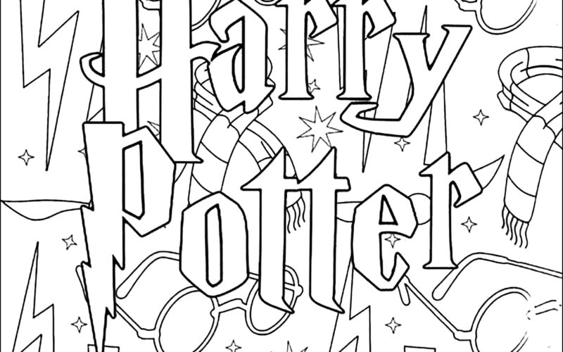 45 Harry Potter Coloring Pages Free Printable Parade