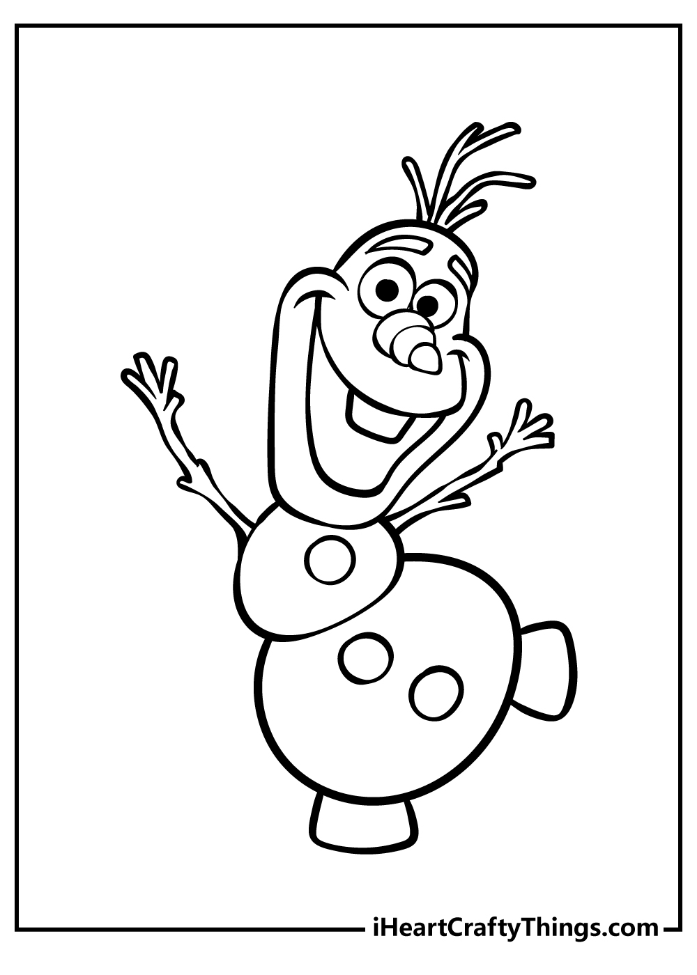 frozen coloring pages printable