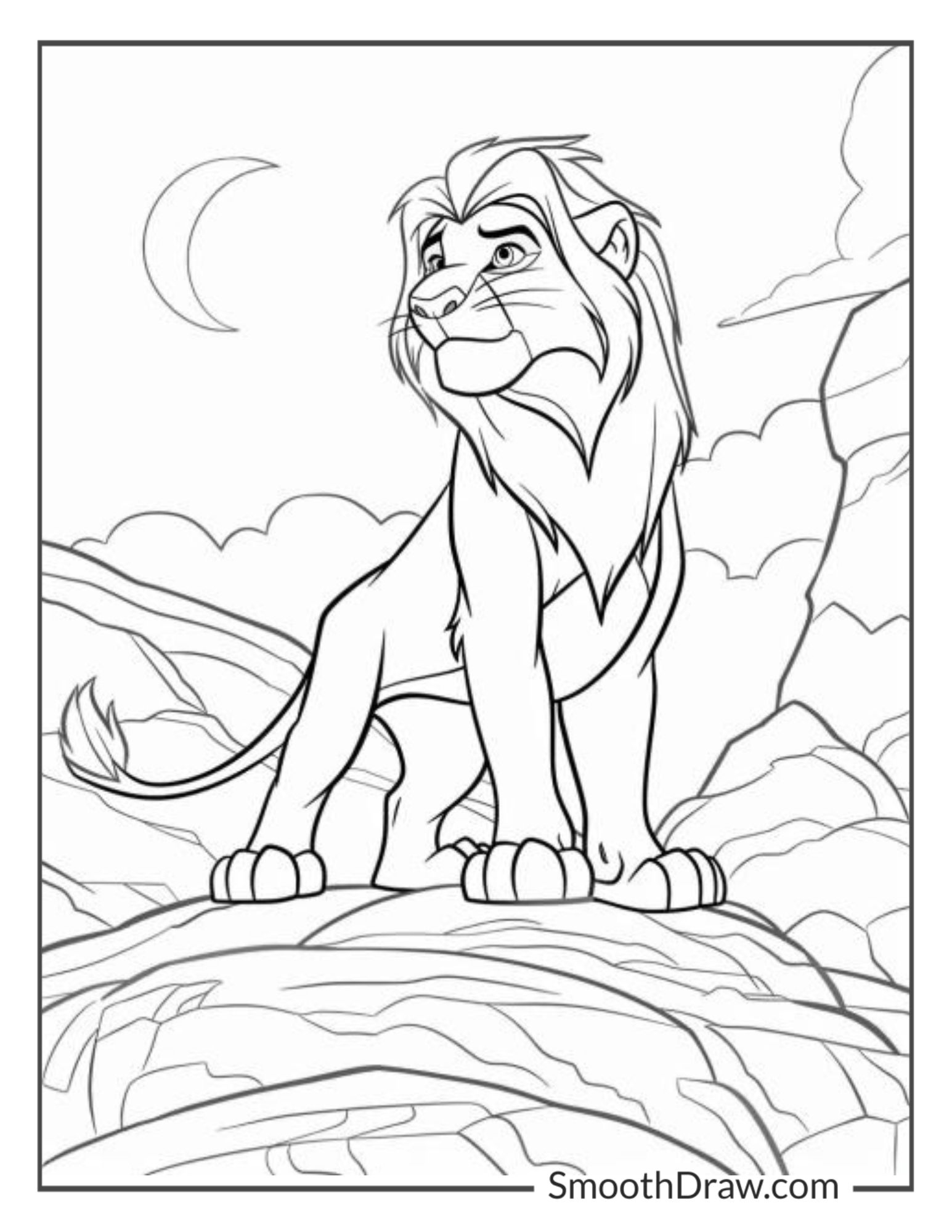 46 Lion Coloring Pages Lion King Cartoon Realistic Pages 46 Lion Coloring Pages Lion King Cartoon Realistic Pages