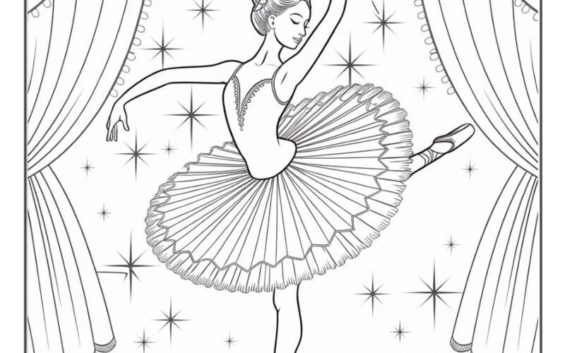 47 Ballerina Coloring Pages Smooth Draw Free PDF Printables