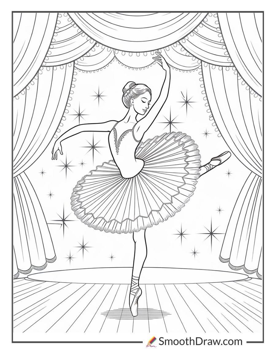 47 Ballerina Coloring Pages Smooth Draw Free PDF Printables 
