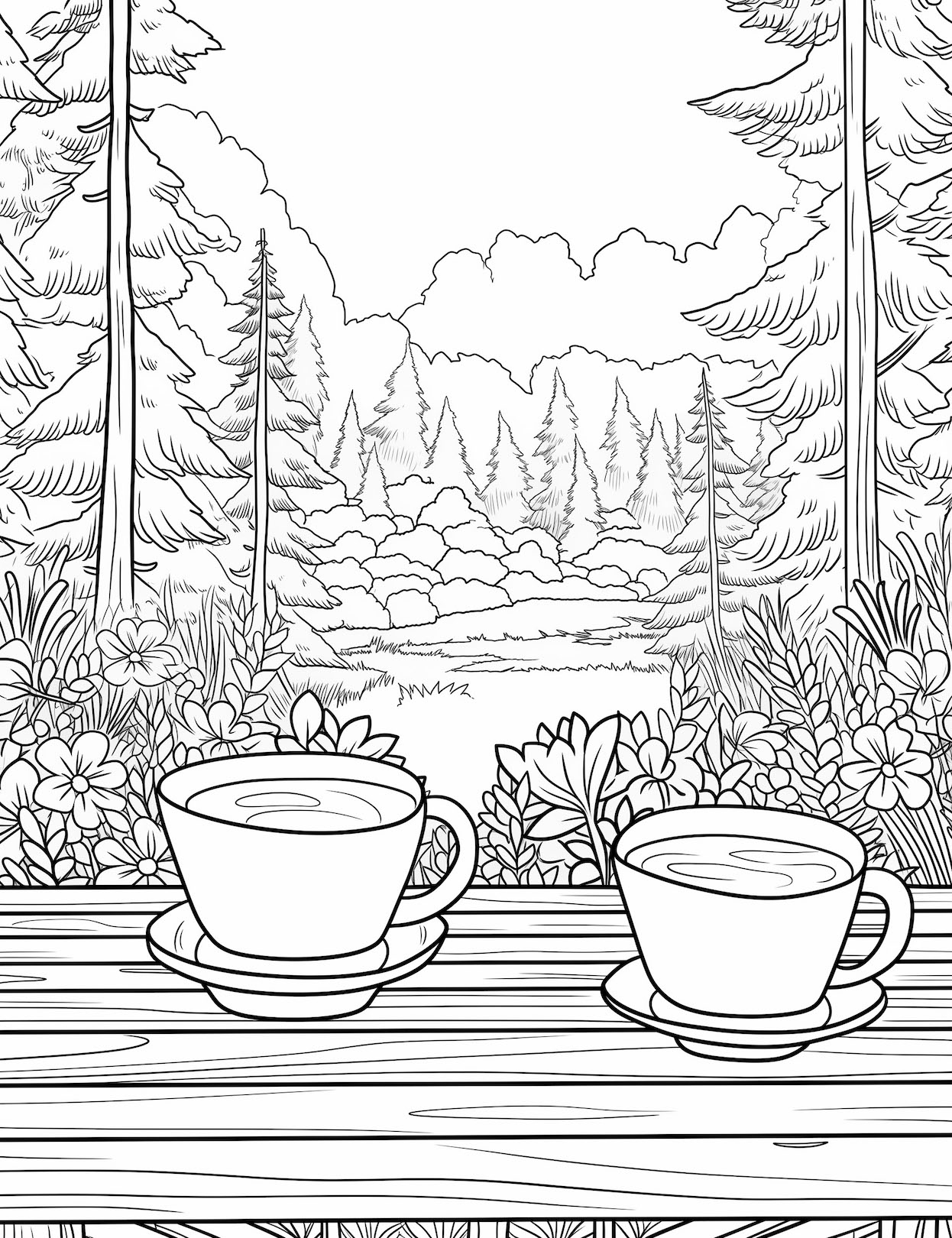 47 Breathtaking Nature Coloring Pages Our Mindful Life