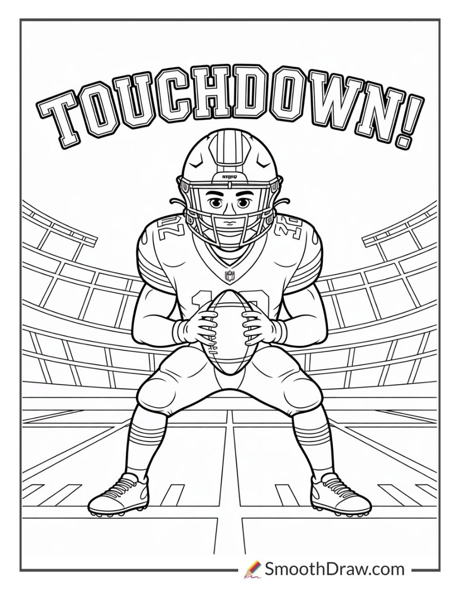 47 Free NFL Coloring Pages Smooth Draw 47 Free NFL Coloring Pages Smooth Draw