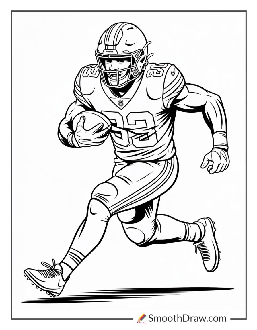 47 Free NFL Coloring Pages Smooth Draw