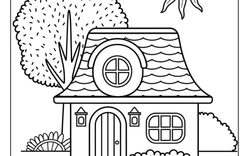 47 House Coloring Pages Free Printables For All Ages