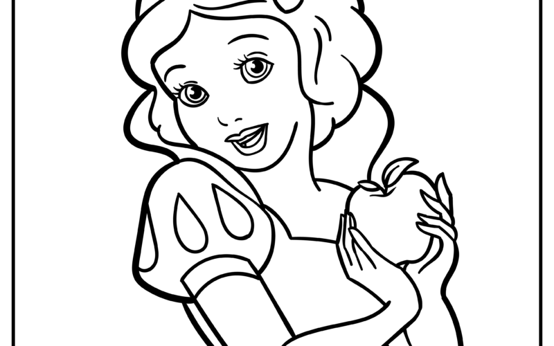48 Snow White Coloring Pages 100 Free PDF Printables