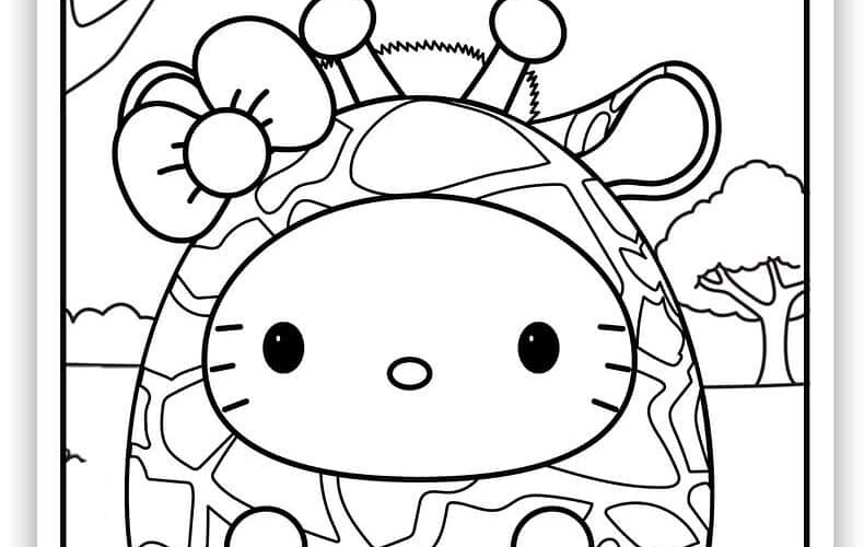 48 Squishmallow Sanrio Coloring Pages Free PDF Printables Simply Love Coloring