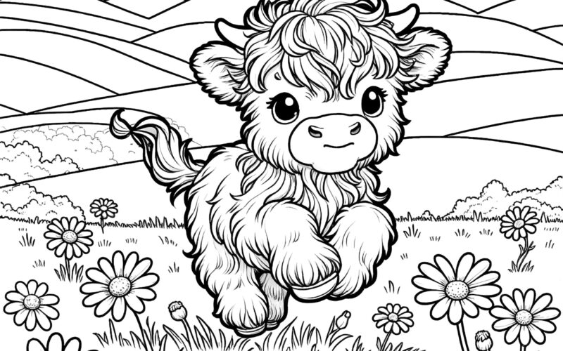 5 Highland Cow Coloring Pages Cow Coloring Pages Highland Cows Cute Highland Cows Baby Highland Cows Cute Cows Cute Baby Cows Etsy