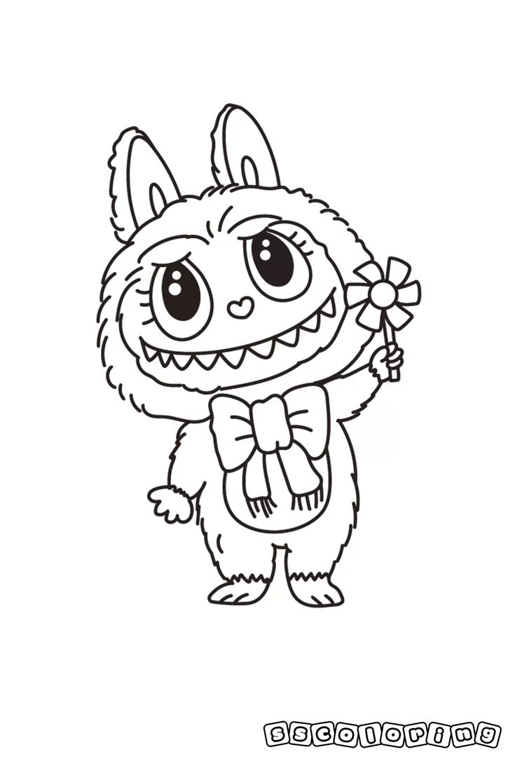 5 Labubu Coloring Pages For Kids