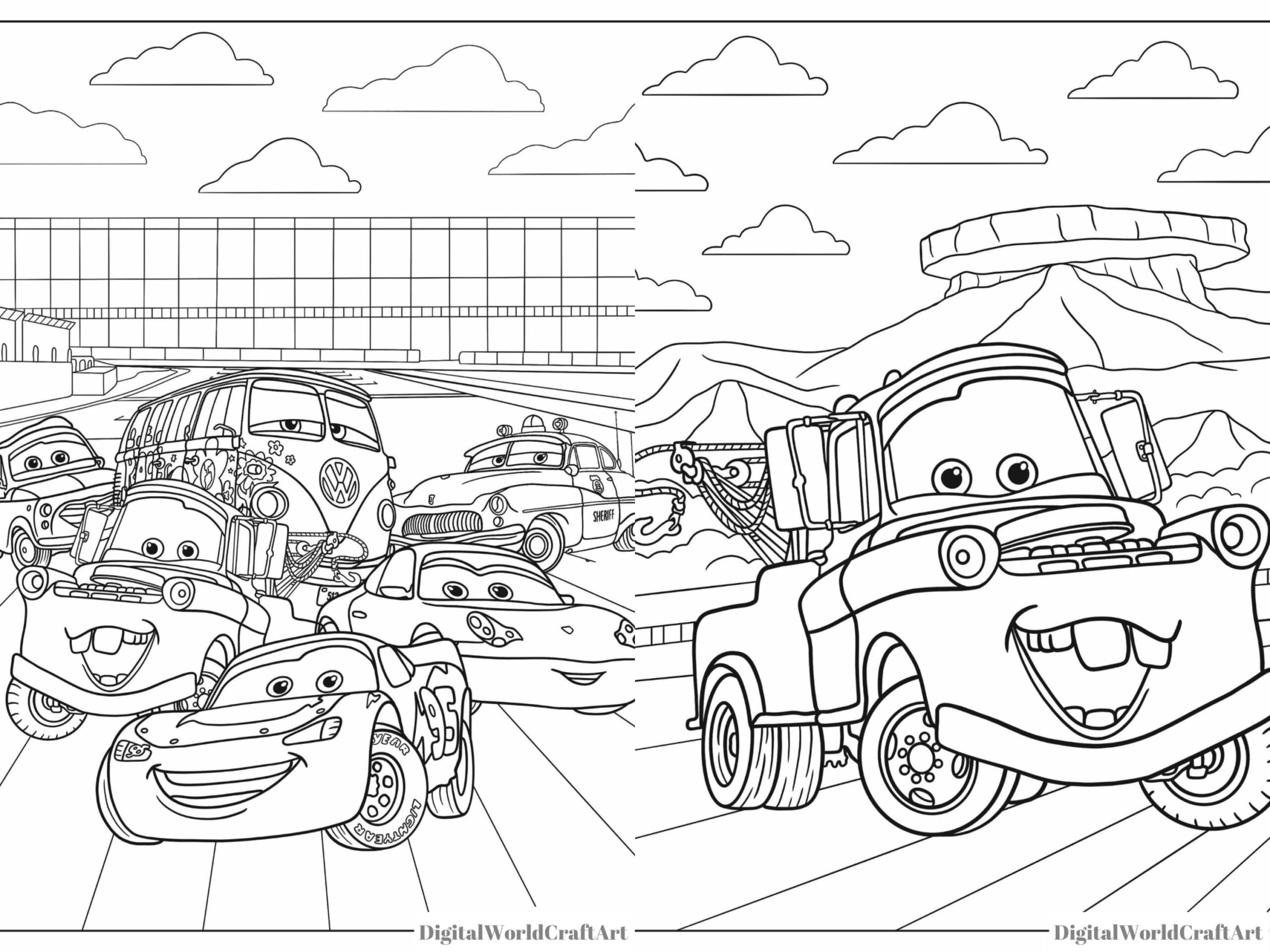 50 Cars Printable Coloring Pages Lightning Mcqueen Coloring Book Fun At Home Activity Relax And Color disney Cars Coloring Pages mcqueen Etsy 50 Cars Printable Coloring Pages Lightning Mcqueen Coloring Book Fun At Home Activity Relax And Color disney Cars Coloring Pages mcqueen Etsy