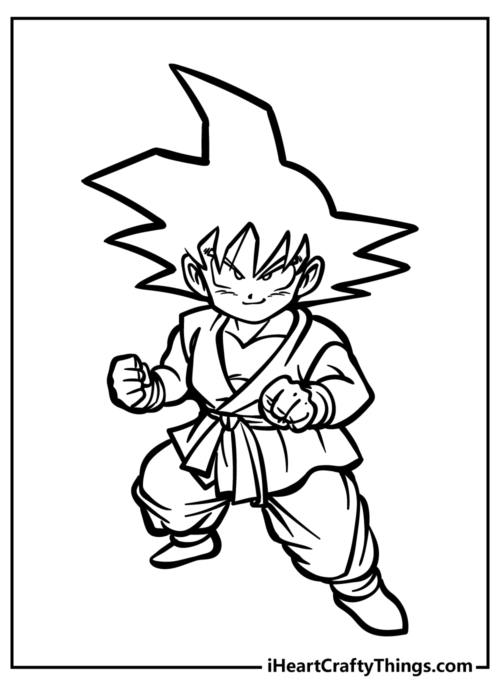 50 Dragon Ball Z Coloring Pages Free DBZ Fans Printable PDF