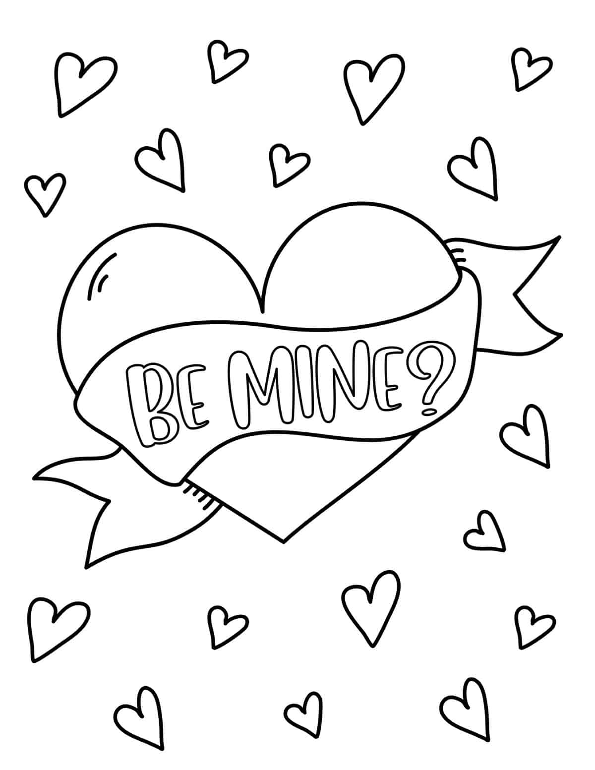 50 Free Valentine Coloring Pages For Kids Prudent Penny Pincher