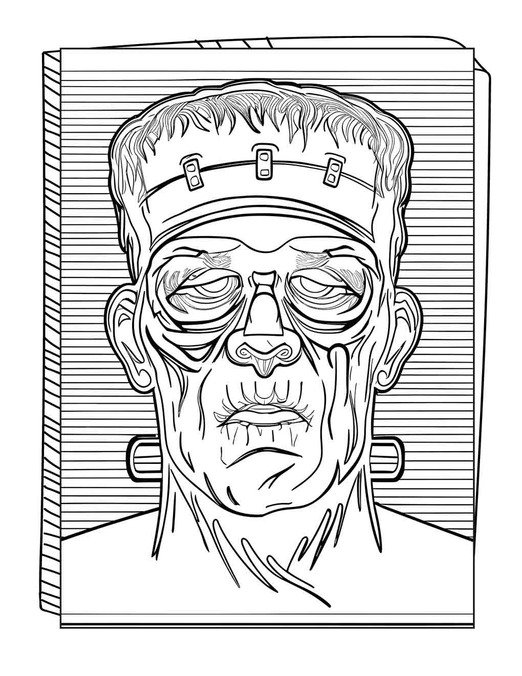 horror movie coloring pages