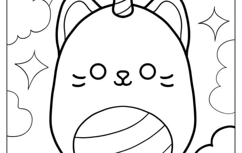 50 Squishmallow Coloring Pages Free PDF Printables