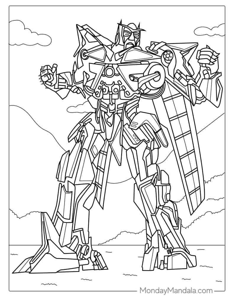 50 Transformers Coloring Pages Free PDF Printables 