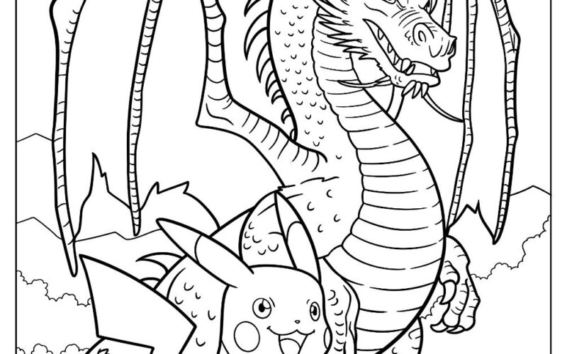 52 Dragon Coloring Pages Free PDF Printables