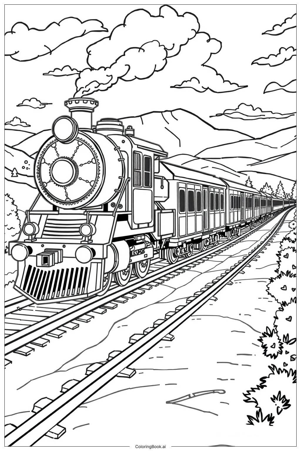52 Train Coloring Pages Free PDF PNG Printables 52 Train Coloring Pages Free PDF PNG Printables