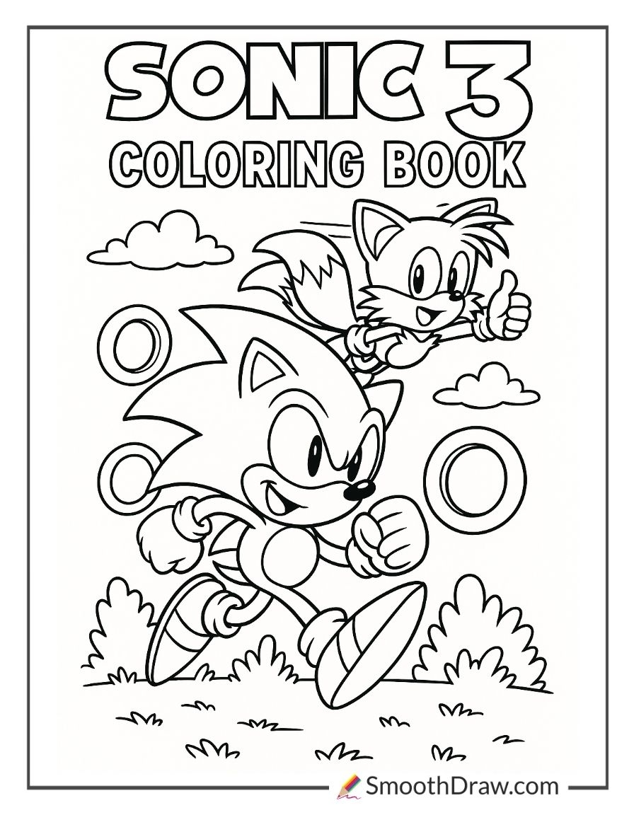 53 Sonic 3 Coloring Pages Smooth Draw