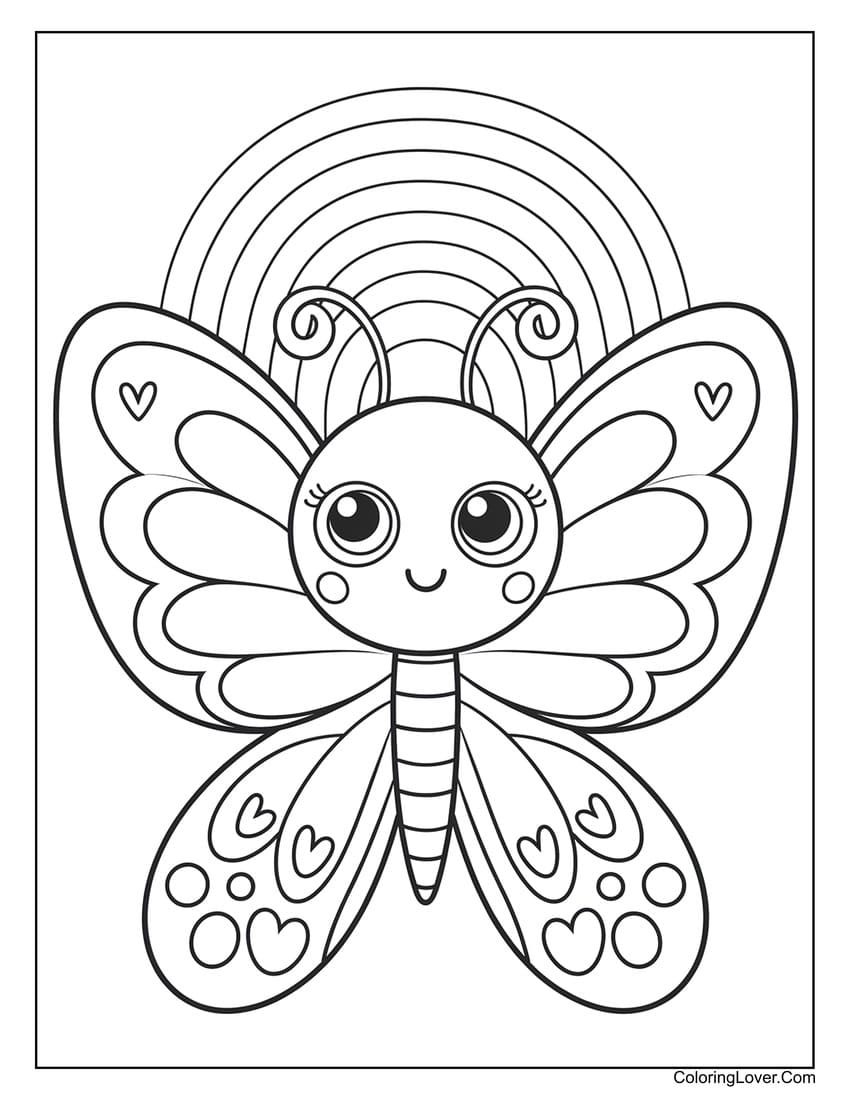butterfly coloring pages printable