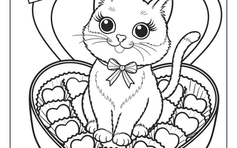 54 Cat Coloring Pages Free Printables For All Ages