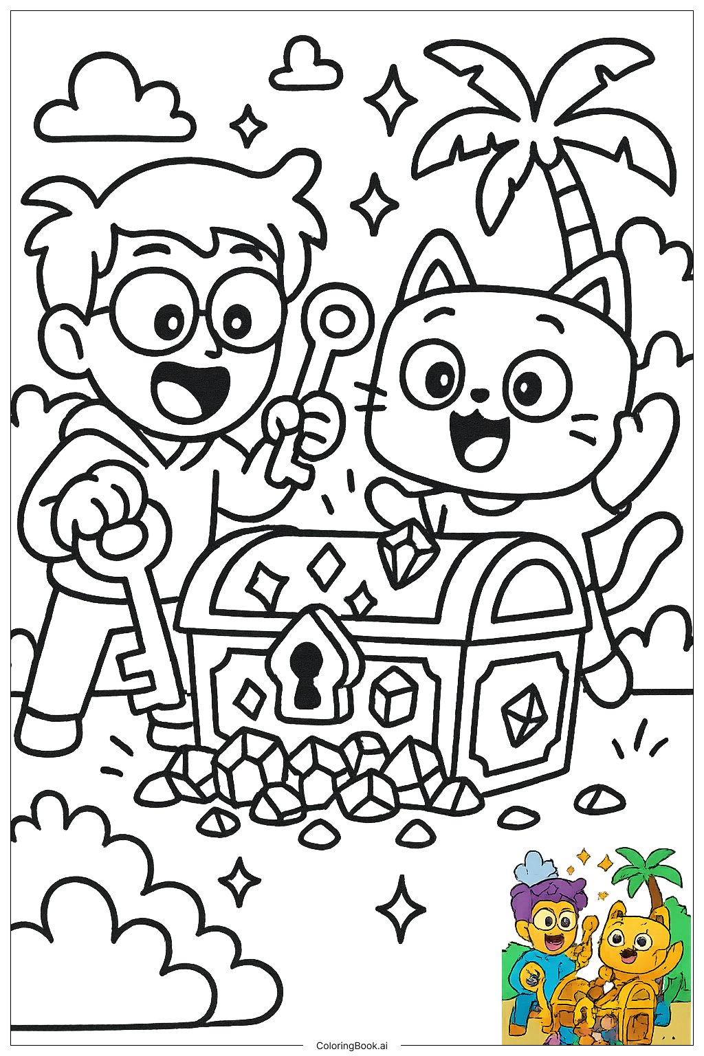 57 Lankybox Coloring Pages Free PDF PNG Printables 