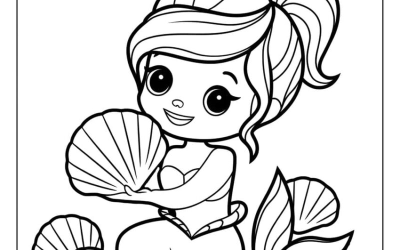 57 Mermaid Coloring Pages Free Printables For All Ages