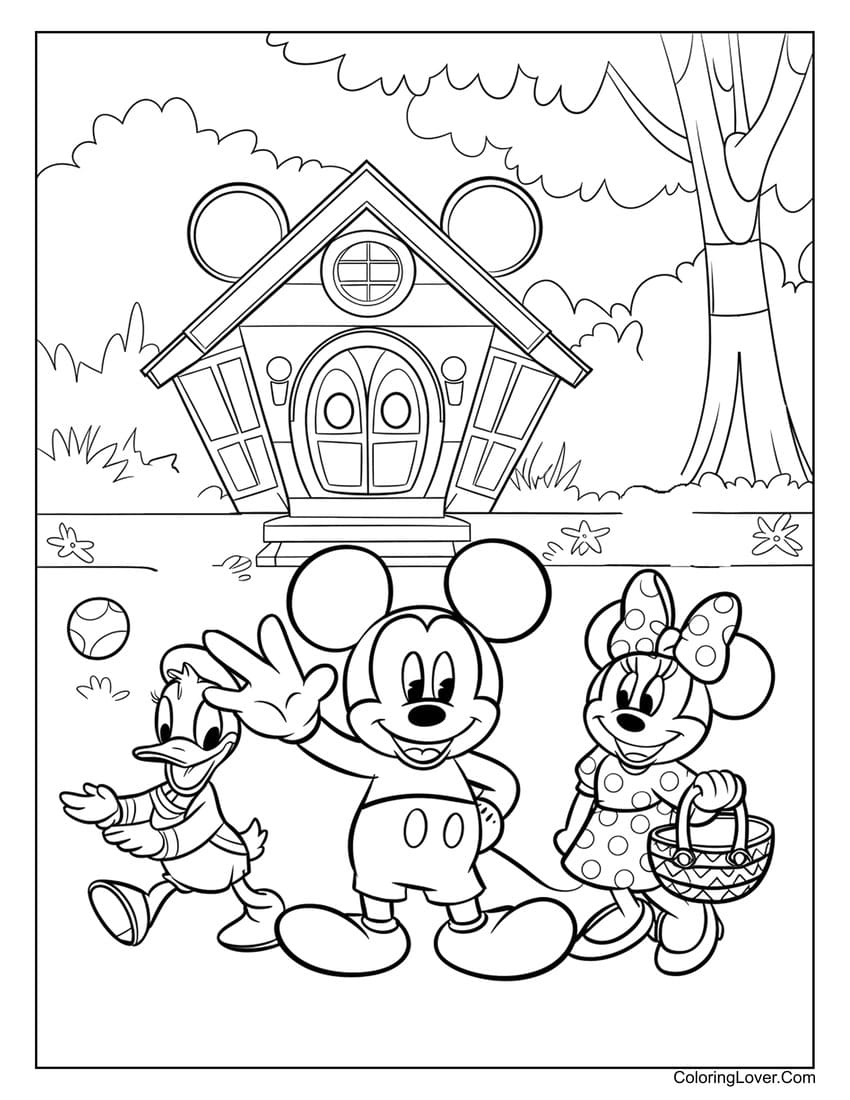 mickey coloring pages