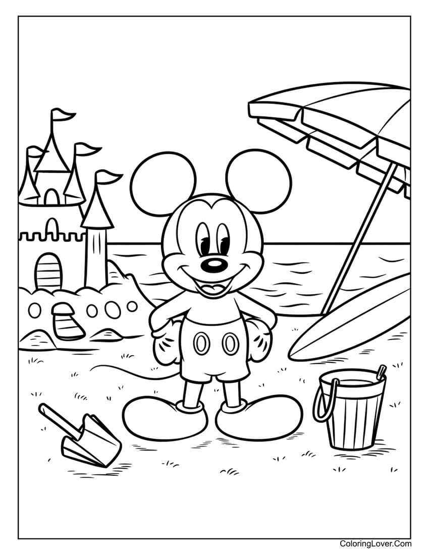 mickey mouse coloring pages