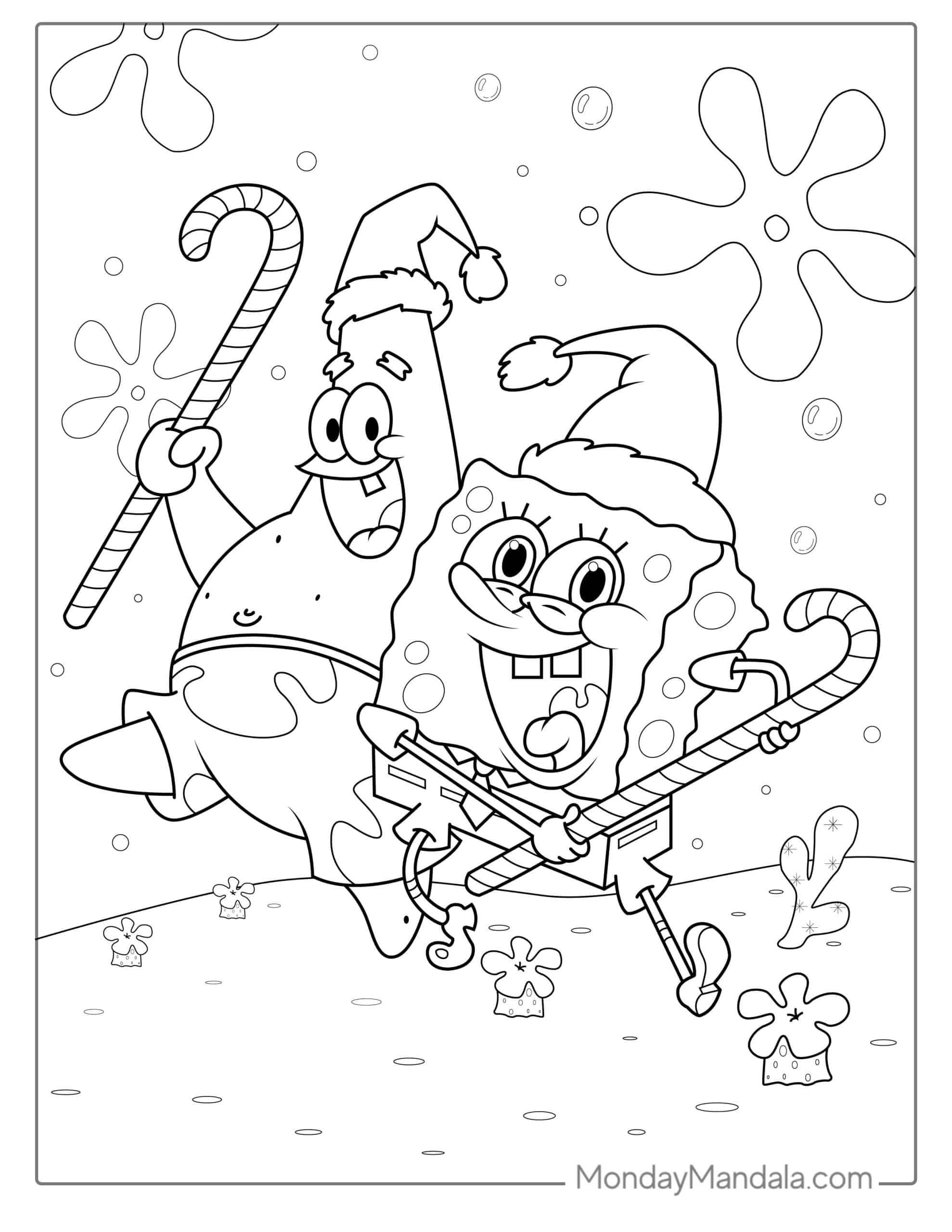 spongebob coloring pages
