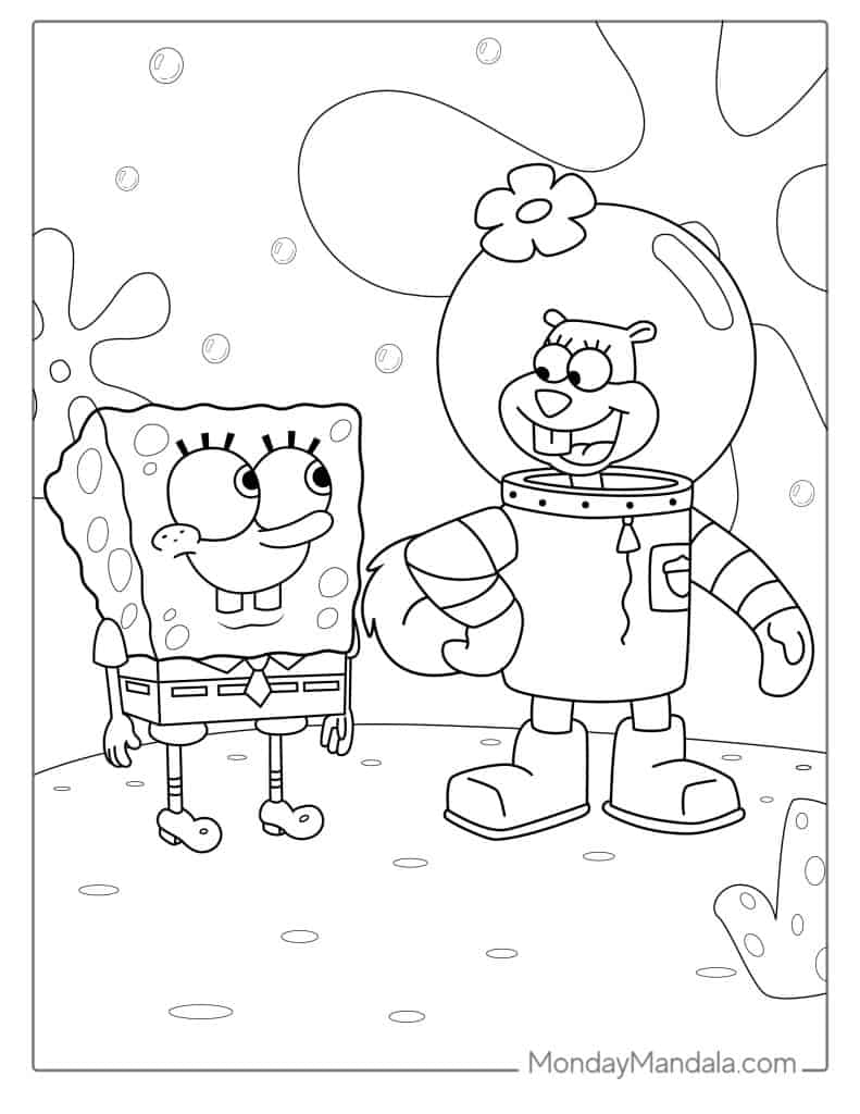 58 SpongeBob Coloring Pages Free PDF Printables 