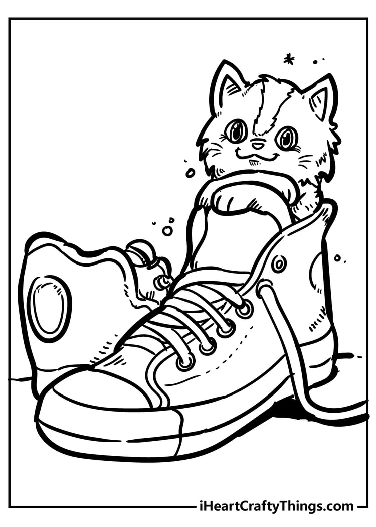 free cat coloring pages