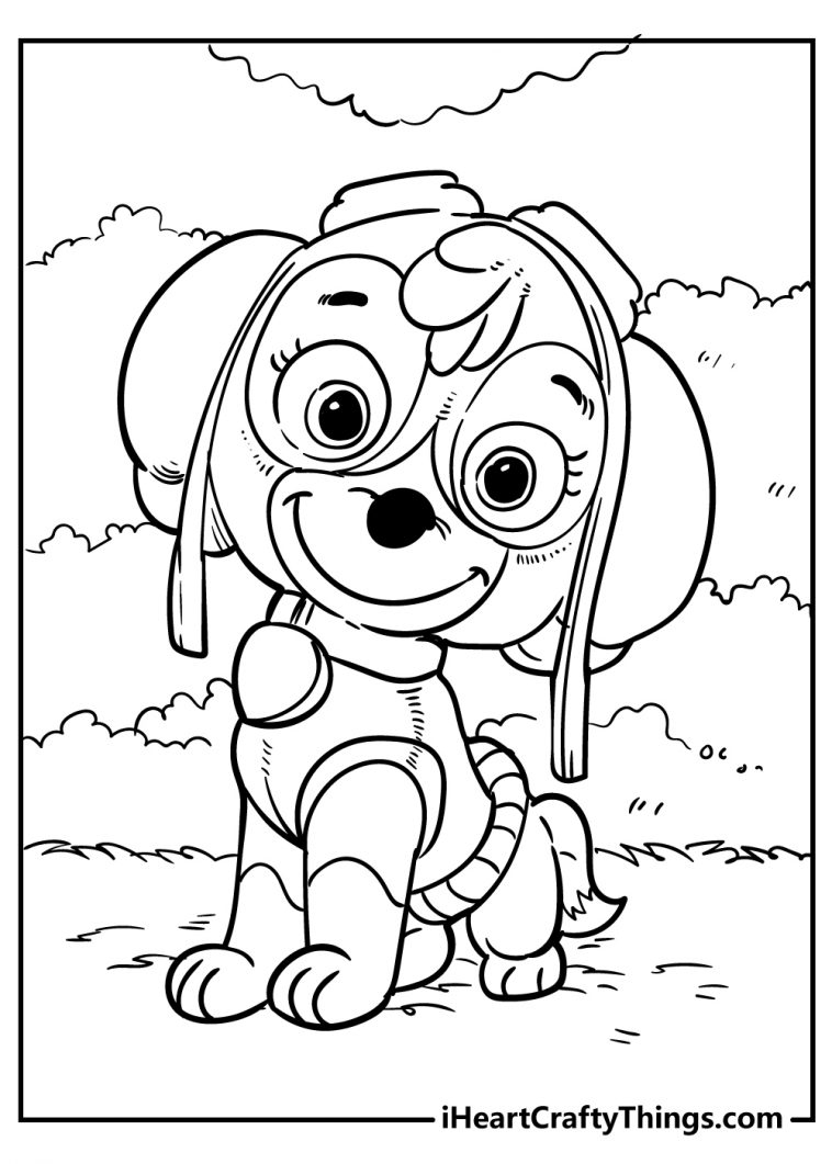 free paw patrol coloring pages