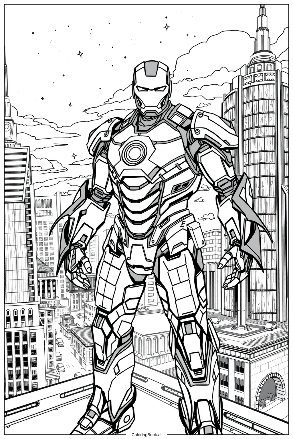 61 Iron Man Coloring Pages Free PDF PNG Printables 