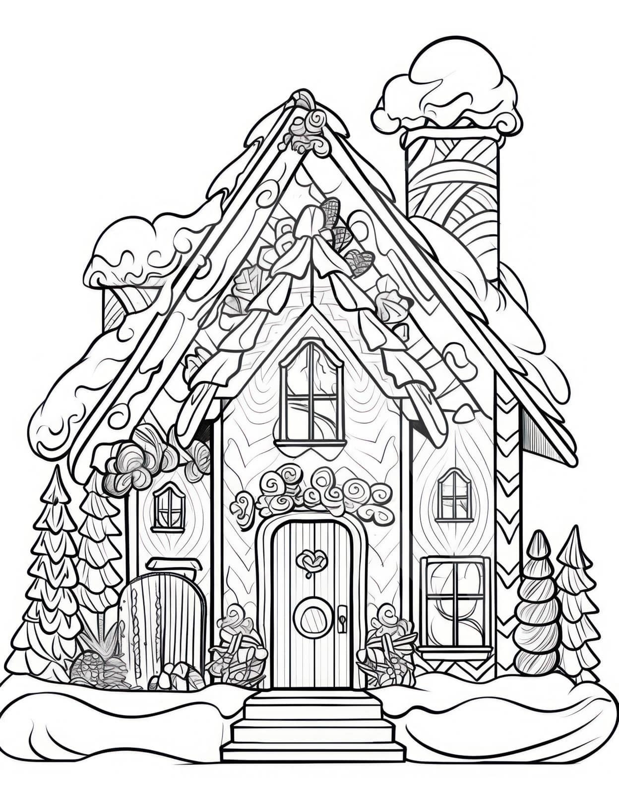 65 House Coloring Pages For Adults And Kids Our Mindful Life