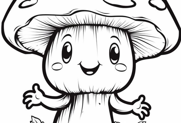 7 Free Printable Mushroom Coloring Pages