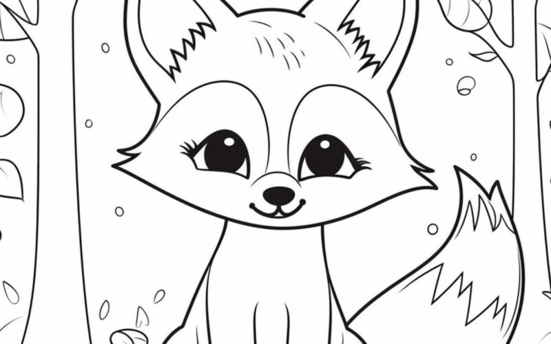 7 Gorgeous And Free Fox Coloring Pages For All Ages