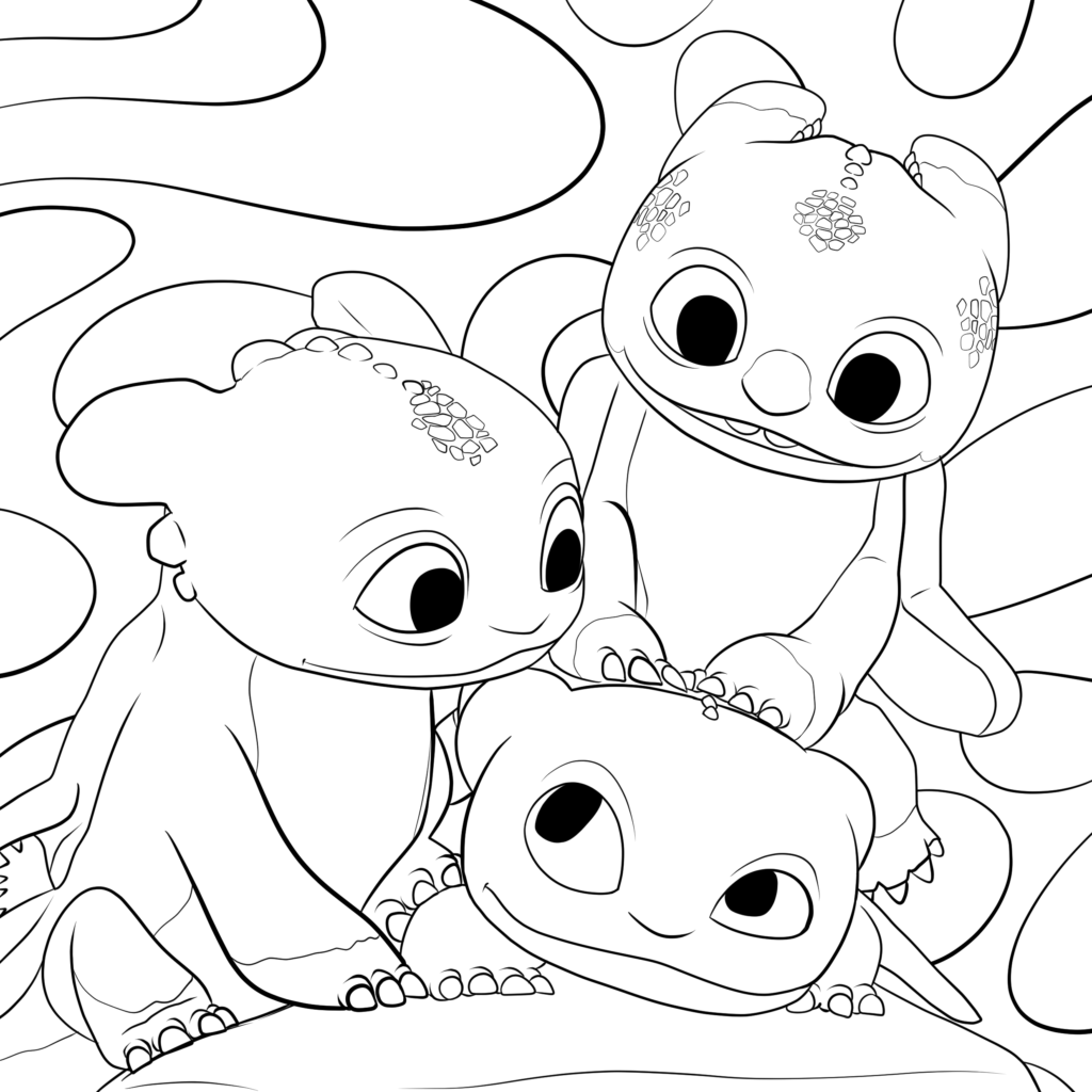 toothless coloring pages