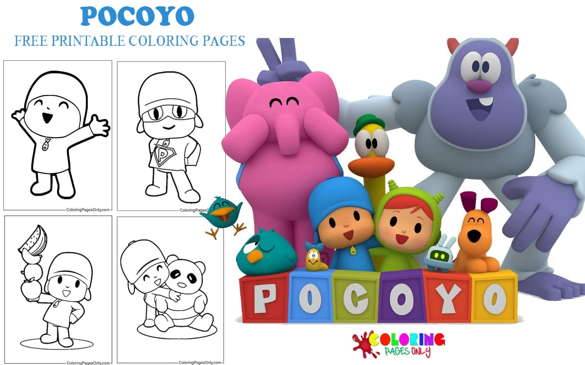 abc mouse pocoyo airplane coloring pages