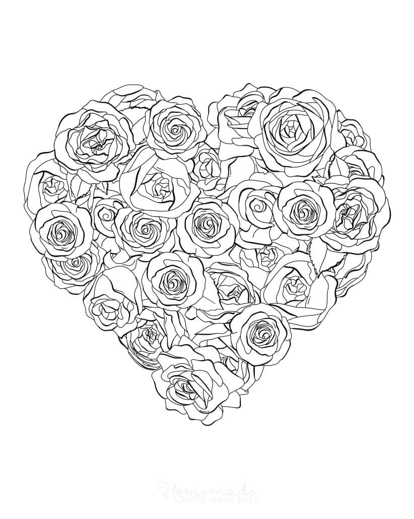 71 Printable Valentine s Day Coloring Pages For Adults Happier Human