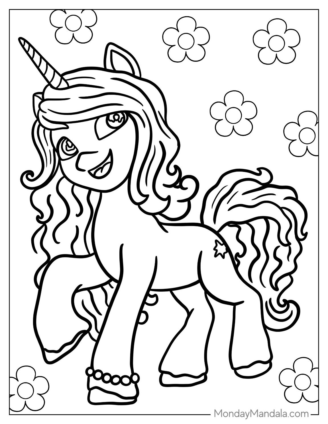 coloring pages unicorn