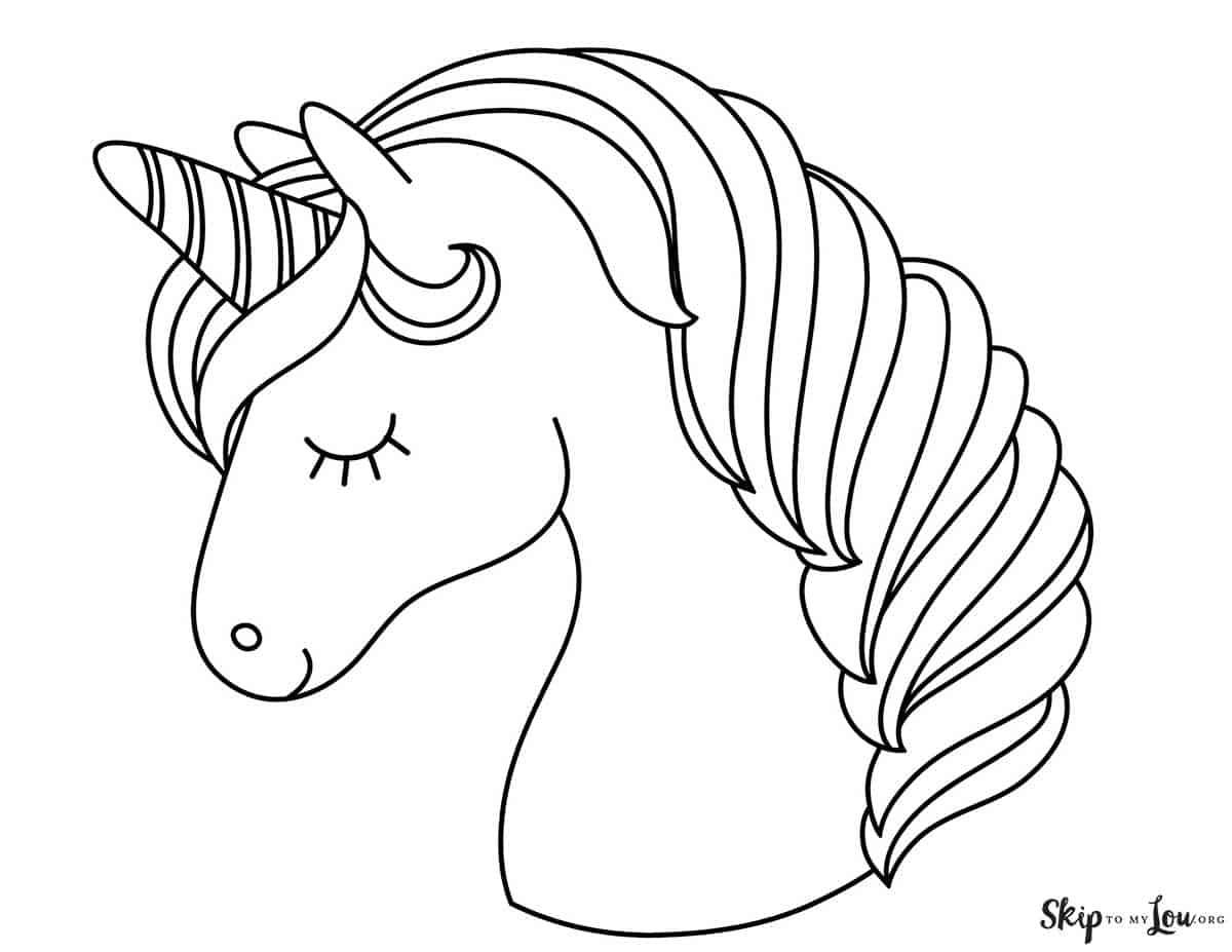 75 Free Printable Unicorn Coloring Pages Skip To My Lou
